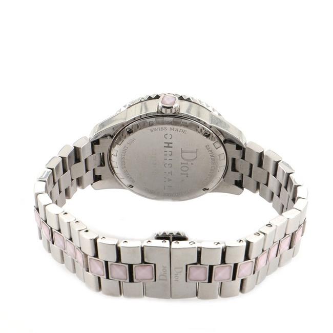 Dior White Quartz Stainless Steel and Mother Of Pearl with Diamond Watch Dior White Quartz Stainless Steel and Mother Of Pearl with Diamond Watch