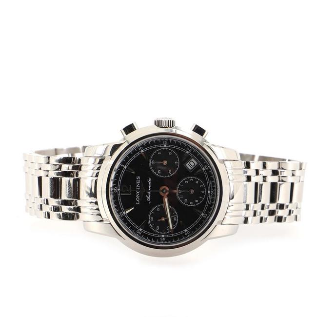 Longines Black Saint-imier Chronograph Stainless Steel 39 Watch Longines Black Saint-imier Chronograph Stainless Steel 39 Watch