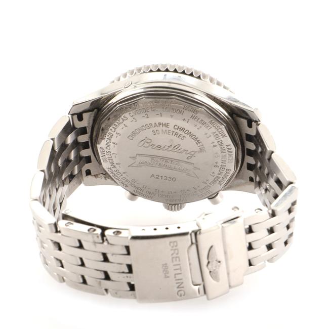 Breitling Brown Navitimer Montbrillant Datora Chronograph Stainless Watch Breitling Brown Navitimer Montbrillant Datora Chronograph Stainless Watch