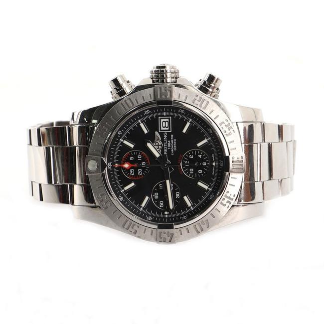 Breitling Black Avenger Ii Chronograph Stainless Steel 43 Watch Breitling Black Avenger Ii Chronograph Stainless Steel 43 Watch