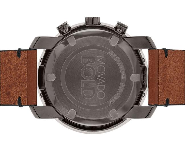 Movado Brown Leather Strap Gray Dial Chronograph Mens 3600367 Watch Movado Brown Leather Strap Gray Dial Chronograph Mens 3600367 Watch