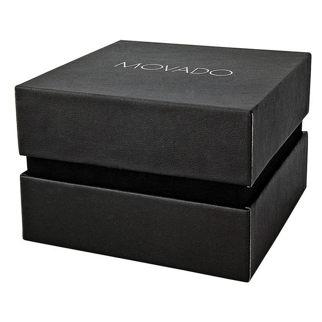 Movado Black Museum Dial Leather Strap Ladies Watch Movado Black Museum Dial Leather Strap Ladies Watch