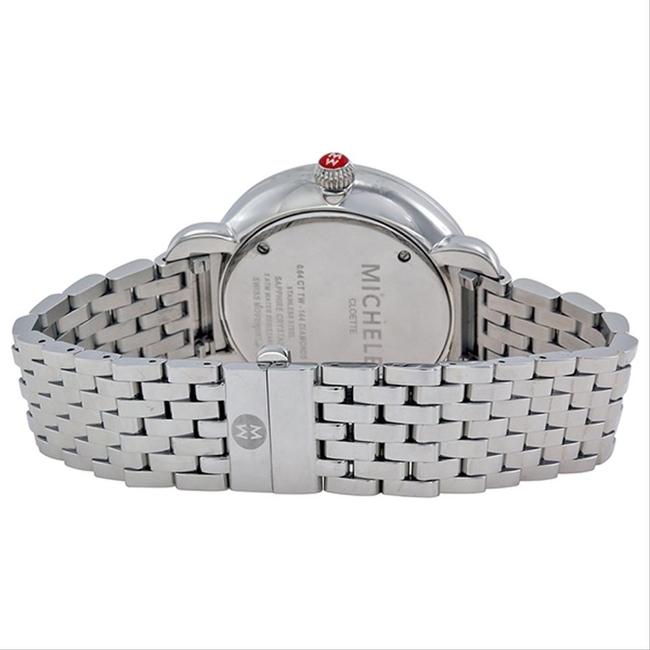 Michele Silver Cloette Mother Of Pearl Diamond Mww20e000001 Watch Michele Silver Cloette Mother Of Pearl Diamond Mww20e000001 Watch