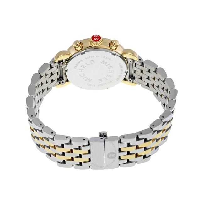 Michele Silver Gold Two Tone Csx 36 Stainless Mother Of Pearl Diamond Dial Mww03m000158 Watch Michele Silver Gold Two Tone Csx 36 Stainless Mother Of Pearl Diamond Dial Mww03m000158 Watch