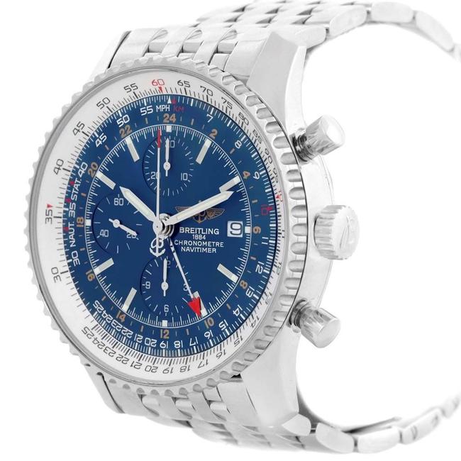 Breitling Blue Navitimer World Dial Steel Mens A24322 Watch Breitling Blue Navitimer World Dial Steel Mens A24322 Watch