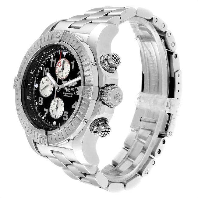 Breitling Black Aeromarine Super Avenger Dial Mens A13370 Watch Breitling Black Aeromarine Super Avenger Dial Mens A13370 Watch