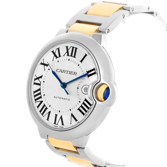 Cartier Silver Box Ballon Bleu Steel Yellow Gold Mens W69009z3 Papers Watch Cartier Silver Box Ballon Bleu Steel Yellow Gold Mens W69009z3 Papers Watch