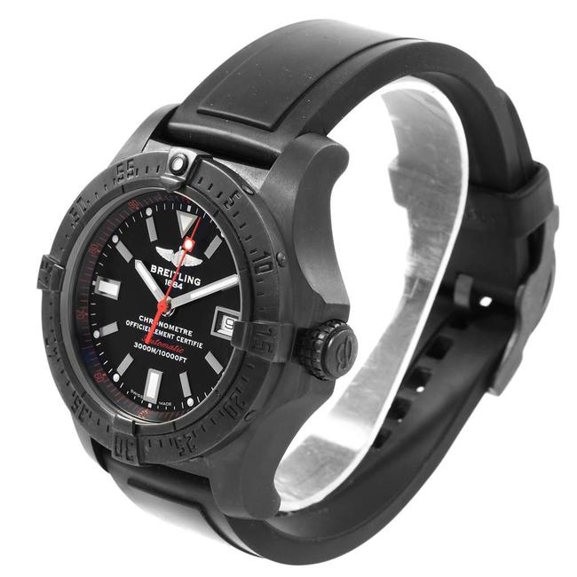 Breitling Black Box Avenger Seawolf Code Red Blacksteel Limited M17330 Watch Breitling Black Box Avenger Seawolf Code Red Blacksteel Limited M17330 Watch