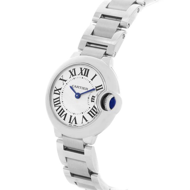 Cartier Silver Ballon Blue 29 Dial Blue Hands Ladies W69010z4 Watch Cartier Silver Ballon Blue 29 Dial Blue Hands Ladies W69010z4 Watch