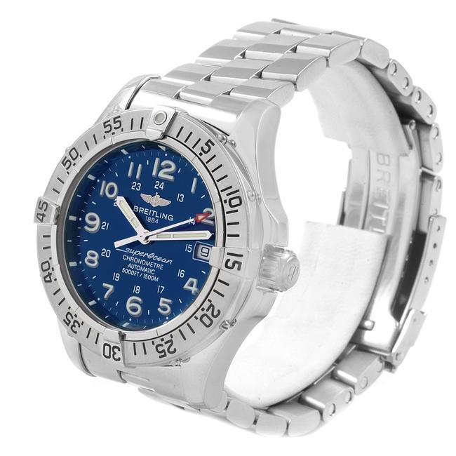 Breitling Blue Superocean Steelfish Dial Mens A17360 Watch Breitling Blue Superocean Steelfish Dial Mens A17360 Watch