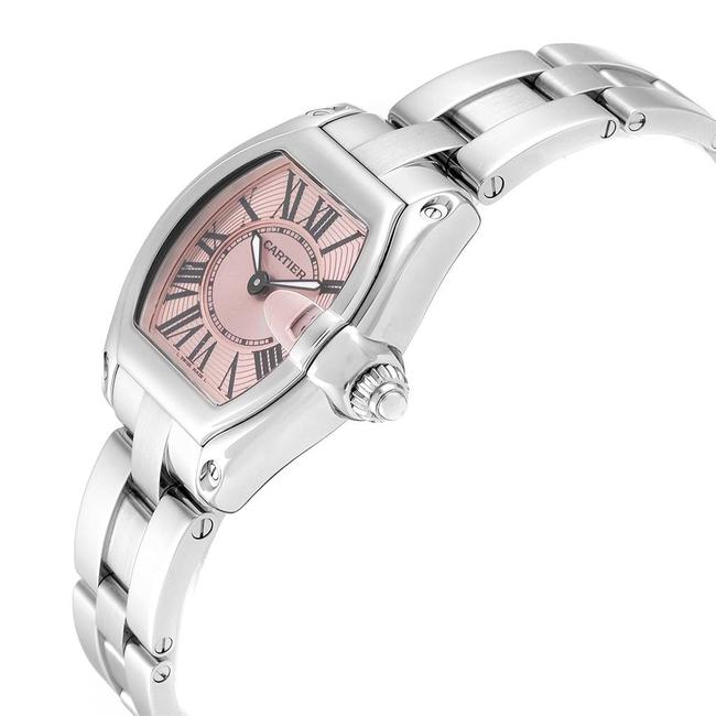 Cartier Pink Roadster Dial Stainless Steel Ladies W62017v3 Watch Cartier Pink Roadster Dial Stainless Steel Ladies W62017v3 Watch