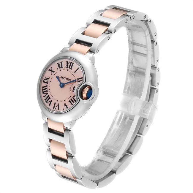 Cartier Pink Mother Of Pearl Box Ballon Bleu Rose Gold Steel Mop Ladies W6920034 Watch Cartier Pink Mother Of Pearl Box Ballon Bleu Rose Gold Steel Mop Ladies W6920034 Watch