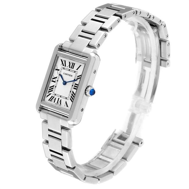 Cartier Silver Tank Solo Dial Small Steel Ladies W5200013 Watch Cartier Silver Tank Solo Dial Small Steel Ladies W5200013 Watch