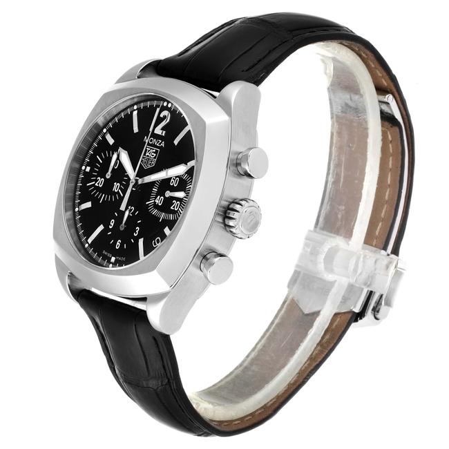 TAG Heuer Black Box Monza Dial Chronograph Steel Mens Cr2113 Watch TAG Heuer Black Box Monza Dial Chronograph Steel Mens Cr2113 Watch