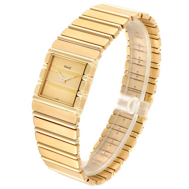 Piaget Champagne Polo 18k Yellow Gold Mens 7131 Watch Piaget Champagne Polo 18k Yellow Gold Mens 7131 Watch