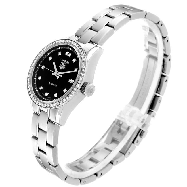 TAG Heuer Black Box Carrera Diamond Dial Ladies Wv2412 Card Watch TAG Heuer Black Box Carrera Diamond Dial Ladies Wv2412 Card Watch