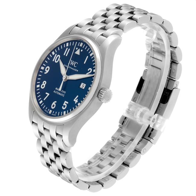 IWC Midnight Blue Pilot Mark Xviii Petit Prince Dial Mens Iw327014 Papers Watch IWC Midnight Blue Pilot Mark Xviii Petit Prince Dial Mens Iw327014 Papers Watch