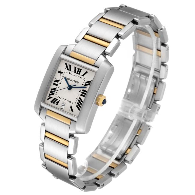 Cartier Silver Tank Francaise Steel Yellow Gold Large Unisex W51005q4 Watch Cartier Silver Tank Francaise Steel Yellow Gold Large Unisex W51005q4 Watch
