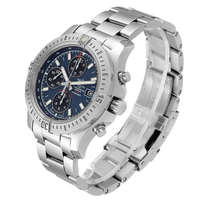 Breitling Blue Colt Dial Chronograph Steel Mens A13388 Watch Breitling Blue Colt Dial Chronograph Steel Mens A13388 Watch