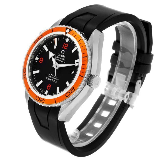 Omega Black XL Seamaster Planet Ocean Orange Bezel 2908.50.91 Watch Omega Black XL Seamaster Planet Ocean Orange Bezel 2908.50.91 Watch