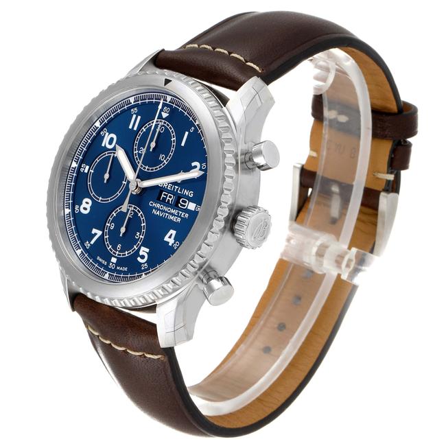 Breitling Blue Navitimer Dial Chronograph Steel Mens A13314 Watch Breitling Blue Navitimer Dial Chronograph Steel Mens A13314 Watch