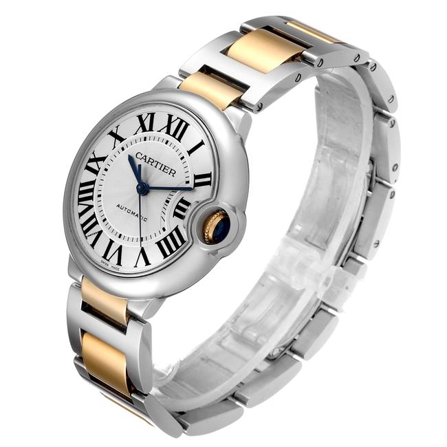 Cartier Silver Box Ballon Bleu Midsize 36 Steel Yellow Gold W2bb0012 Watch Cartier Silver Box Ballon Bleu Midsize 36 Steel Yellow Gold W2bb0012 Watch