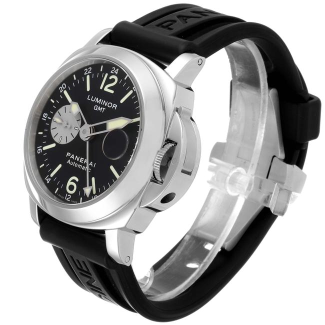 Panerai Black Luminor Gmt Steel Mens Pam00088 Watch Panerai Black Luminor Gmt Steel Mens Pam00088 Watch