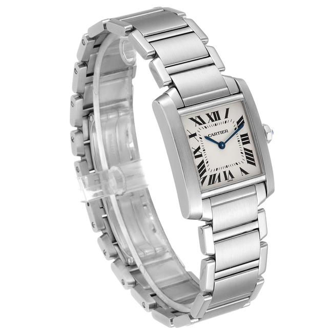 Cartier Silver Tank Francaise Midsize Dial Steel Ladies Wsta0005 Watch Cartier Silver Tank Francaise Midsize Dial Steel Ladies Wsta0005 Watch
