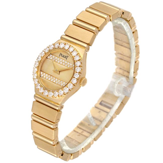 Piaget Champagne Polo 18k Yellow Gold Diamond Dial Quartz Ladies Watch Piaget Champagne Polo 18k Yellow Gold Diamond Dial Quartz Ladies Watch
