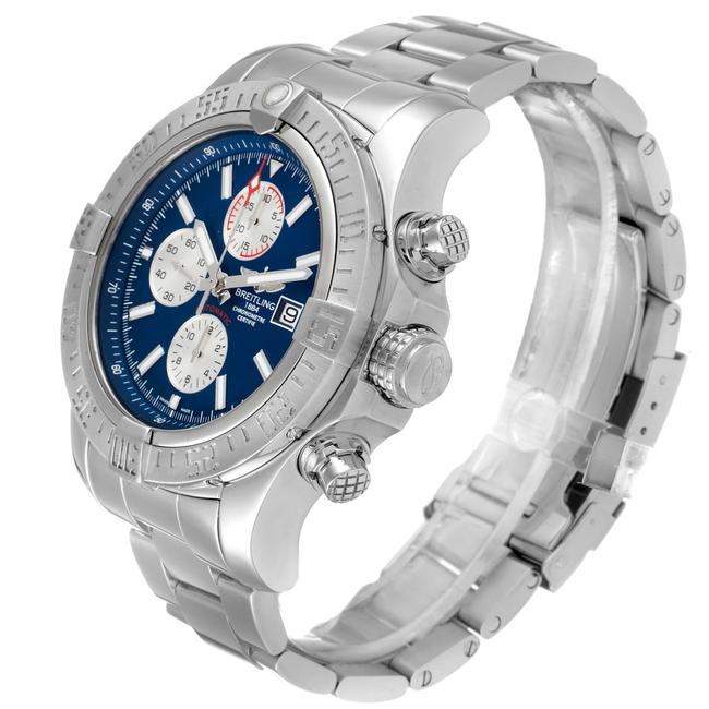 Breitling Blue Aeromarine Super Avenger Dial Steel Mens A13371 Watch Breitling Blue Aeromarine Super Avenger Dial Steel Mens A13371 Watch