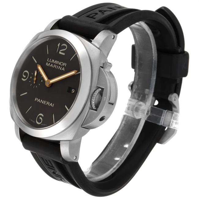 Panerai Black Luminor Marina 1950 3 Days Titanium 44mm Pam00351 Watch Panerai Black Luminor Marina 1950 3 Days Titanium 44mm Pam00351 Watch