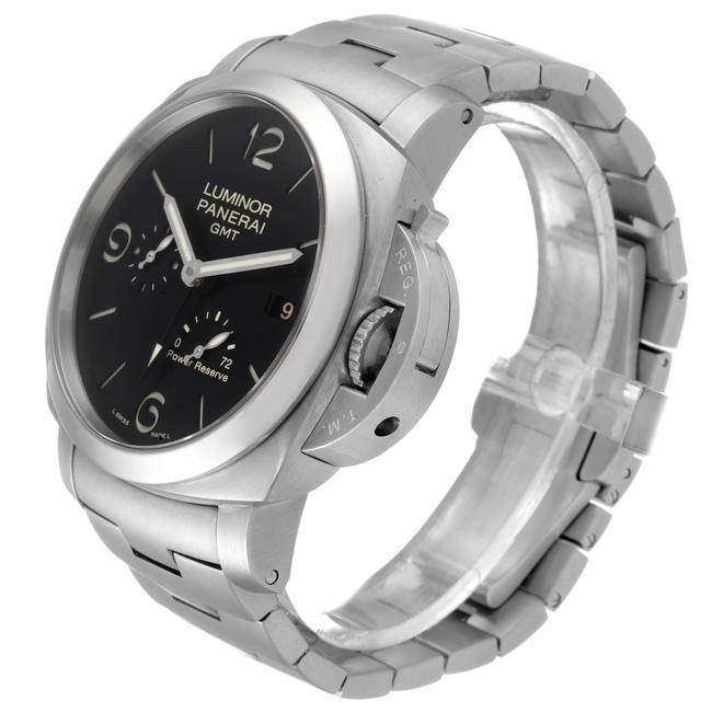 Panerai Black Box Luminor 1950 3 Days Gmt 44mm Pam00347 Papers Watch Panerai Black Box Luminor 1950 3 Days Gmt 44mm Pam00347 Papers Watch