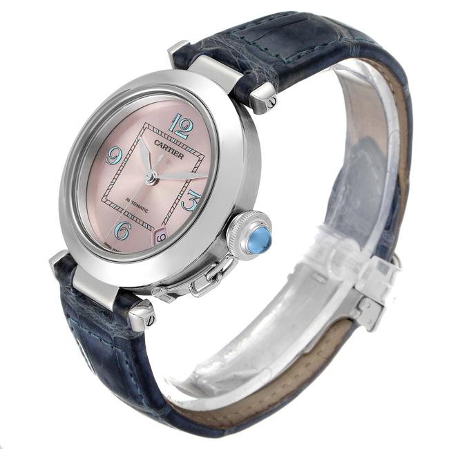 Cartier Pink Pasha C Medium Blue Dial Limited Edition W3108199 Watch Cartier Pink Pasha C Medium Blue Dial Limited Edition W3108199 Watch