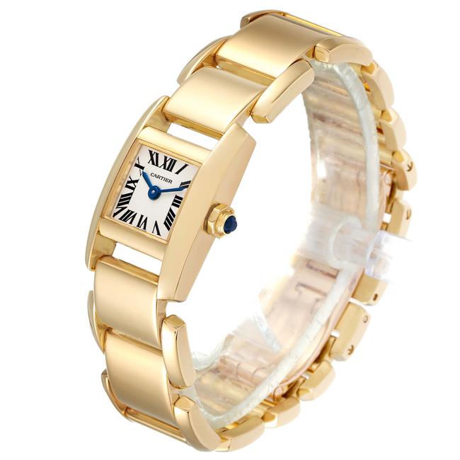 Cartier Silver Box Tankissime Small Yellow Gold Ladies W650048h Papers Watch Cartier Silver Box Tankissime Small Yellow Gold Ladies W650048h Papers Watch