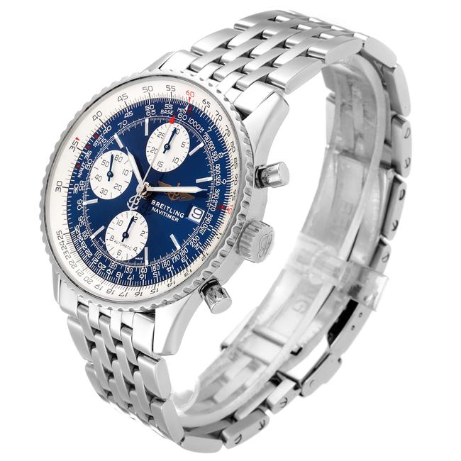 Breitling Blue Navitimer Ii Dial Chronograph Steel Mens A13322 Watch Breitling Blue Navitimer Ii Dial Chronograph Steel Mens A13322 Watch