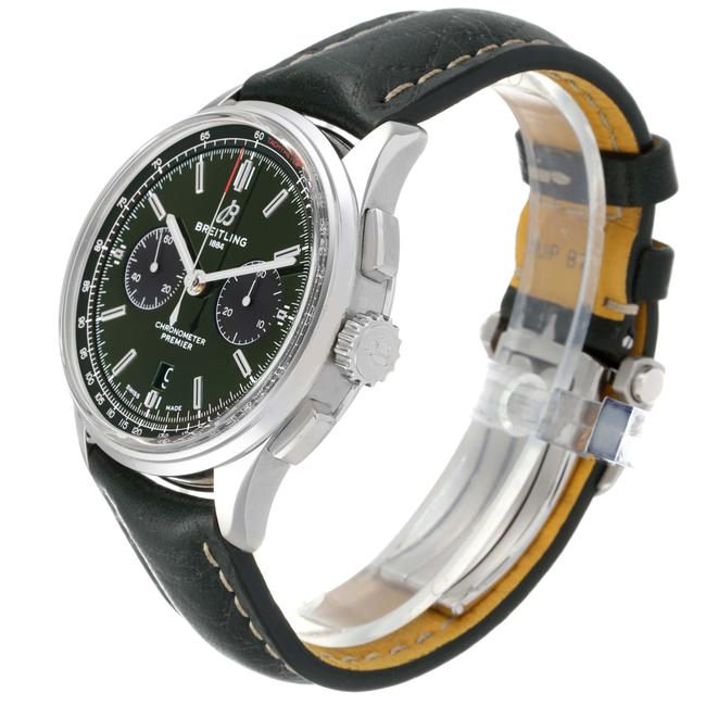 Breitling Green Premier B01 Chronograph 42 Dial Steel Mens Watch Breitling Green Premier B01 Chronograph 42 Dial Steel Mens Watch