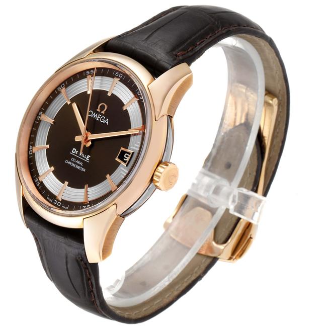 Omega Brown Deville Hour Vision 18k Rose Gold 431.63.41.21.13.001 Watch Omega Brown Deville Hour Vision 18k Rose Gold 431.63.41.21.13.001 Watch