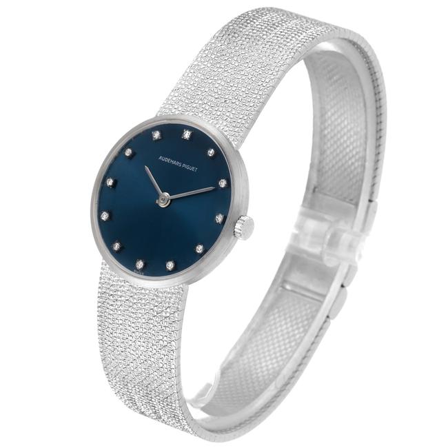 Audemars Piguet Blue White Gold Diamond Dial Cocktail Ladies Watch Audemars Piguet Blue White Gold Diamond Dial Cocktail Ladies Watch