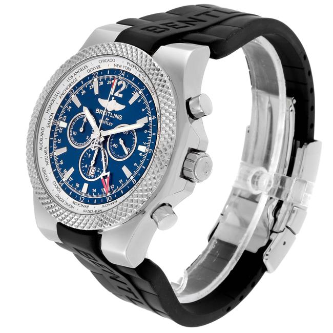 Breitling Blue Bentley Gmt Dial Chronograph Steel Mens A47362 Watch Breitling Blue Bentley Gmt Dial Chronograph Steel Mens A47362 Watch