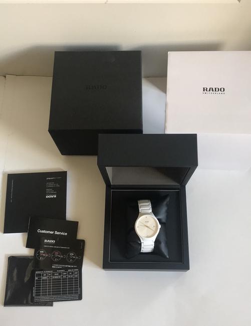 Rado White Ceramic Womens True Diamond Bracelet Watch Rado White Ceramic Womens True Diamond Bracelet Watch
