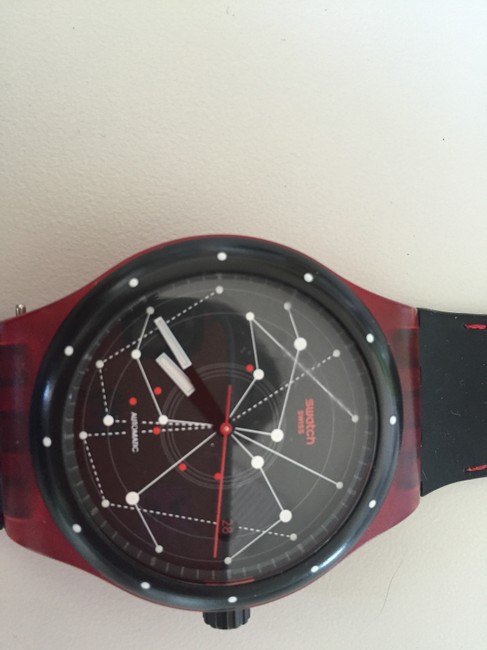Swatch Red Sutr400 Sistem51 - Sistem Watch Swatch Red Sutr400 Sistem51 - Sistem Watch