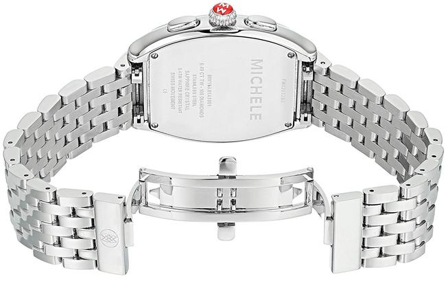 Michele Silver Relev¨¦ Diamond Stainless Steel Mww19a000001 Watch Michele Silver Relev¨¦ Diamond Stainless Steel Mww19a000001 Watch