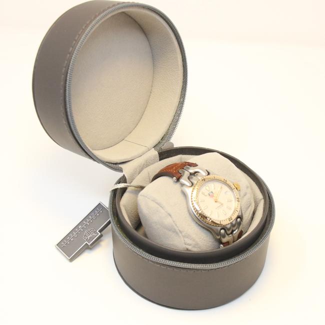 TAG Heuer Brown Sel Midsize Men Womens Silver Chronometer Le Watch TAG Heuer Brown Sel Midsize Men Womens Silver Chronometer Le Watch