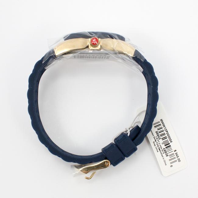 Michele Navy/Gold Jelly Petite Tahitian Bean Tone Watch Michele Navy/Gold Jelly Petite Tahitian Bean Tone Watch
