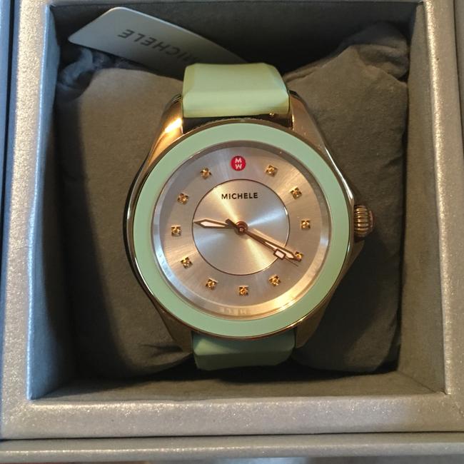 Michele Mint/Gold Cape Topaz Watch Michele Mint/Gold Cape Topaz Watch