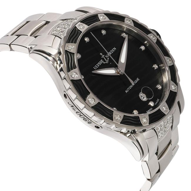 Ulysse Nardin Black Diamonds Stainless Steel Lady Diver 8153-180e-7c/12 Womens Wristwatch 40 Mm Watch Ulysse Nardin Black Diamonds Stainless Steel Lady Diver 8153-180e-7c/12 Womens Wristwatch 40 Mm Watch
