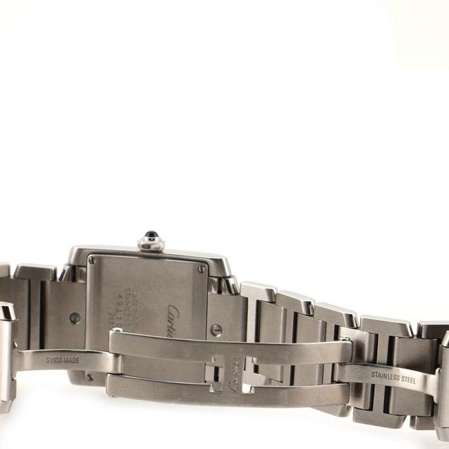 Cartier Tank Francaise Quartz Stainless Steel and Alligator 25 Watch Cartier Tank Francaise Quartz Stainless Steel and Alligator 25 Watch