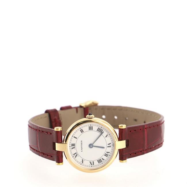 Cartier Vendome Quartz Yellow Gold and Alligator 24 Watch Cartier Vendome Quartz Yellow Gold and Alligator 24 Watch