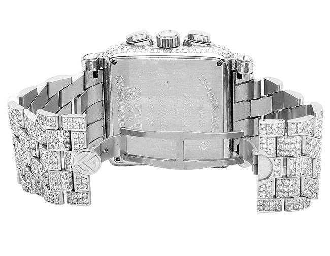 Franck Muller Stainless Steel Mens Conquistador Cortez Iced Out Diamond 31.50 Ct Watch Franck Muller Stainless Steel Mens Conquistador Cortez Iced Out Diamond 31.50 Ct Watch
