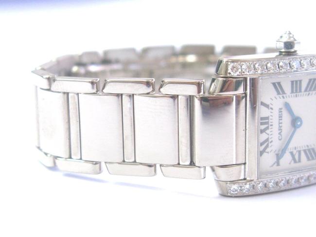 Cartier White Gold 18kt Tank Francaise Diamond Bezel Ladies 2403 Watch Cartier White Gold 18kt Tank Francaise Diamond Bezel Ladies 2403 Watch